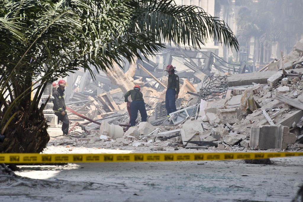 Explosão em hotel em Havana deixa quatro mortos e 13 desaparecidos