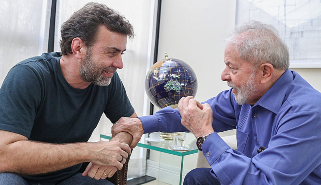 Marcelo Freixo e Lula. Foto: Ricardo Stuckert 