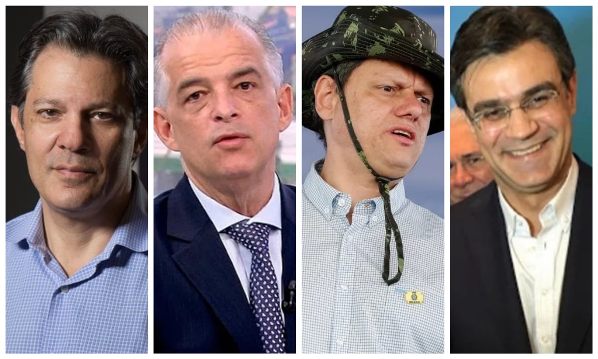 A rejeição e o potencial de voto de cada candidato ao governo de SP, segundo pesquisa