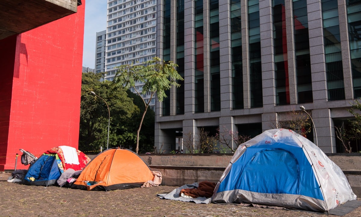 Camping não é moradia