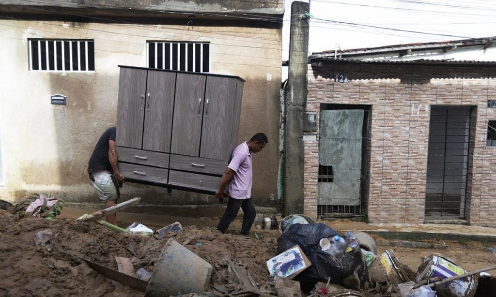 Desalojados em Pernambuco chegam a 119 mil em razão das chuvas