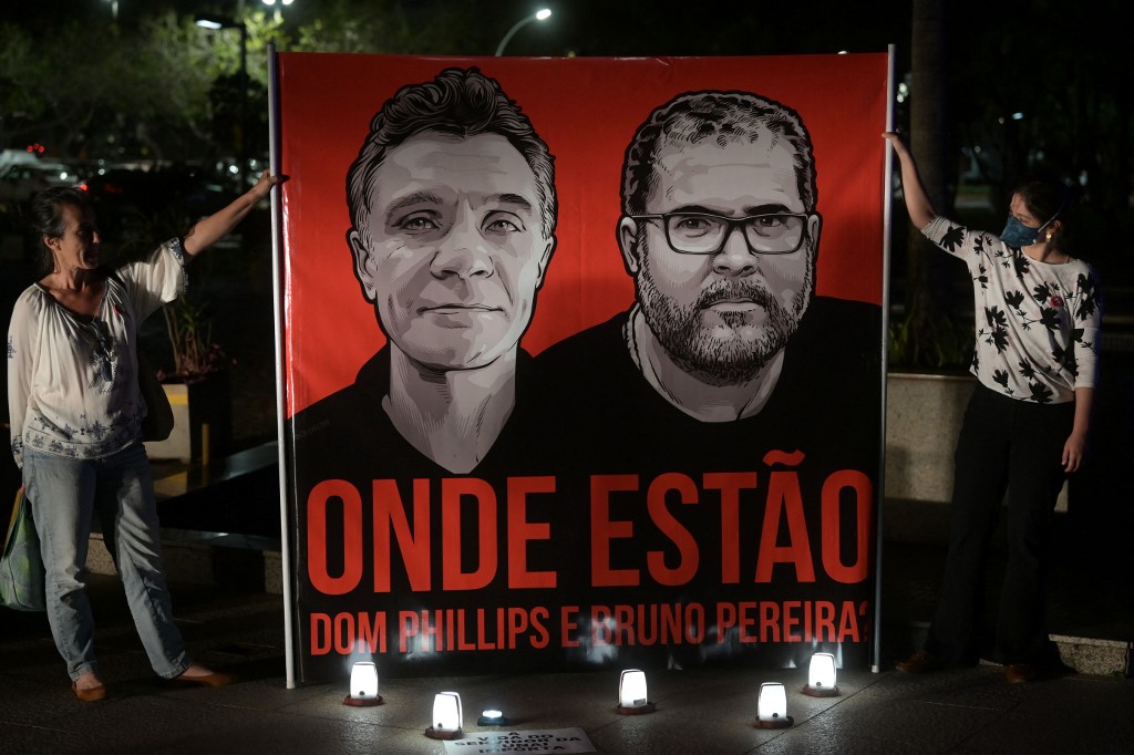 Onde estão Bruno Pereira e Dom Phillips?

Foto: EVARISTO SA / AFP 