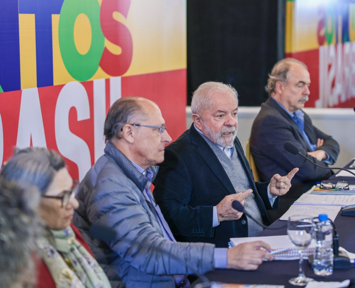 04.06..2022 - Lula participa de reunião para debater propostas para o Meio Ambiente e proteção da Amazônia, em São Paulo. Foto: Ricardo Stuckert 