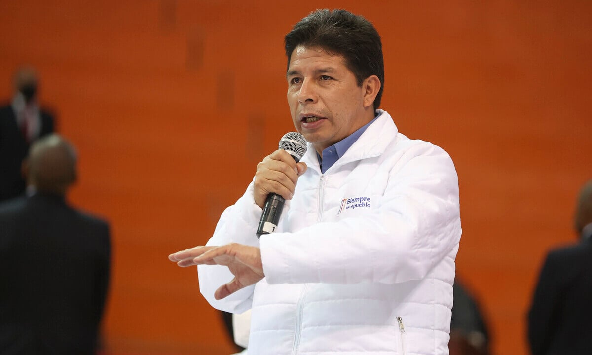 O presidente do Peru, Pedro Castillo. Foto: Presidencia Perú 