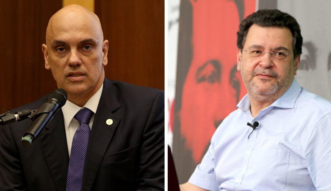 Alexandre de Moraes e Rui Costa Pimenta. Fotos: Wilson Dias/Agência Brasil e Divulgação/PCO 