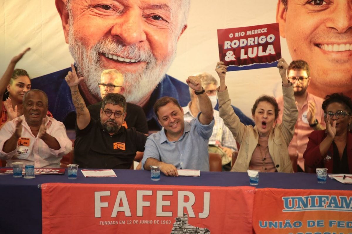 O lançamento do Movimento Lula-Rodrigo, no Rio. Foto: Divulgação 