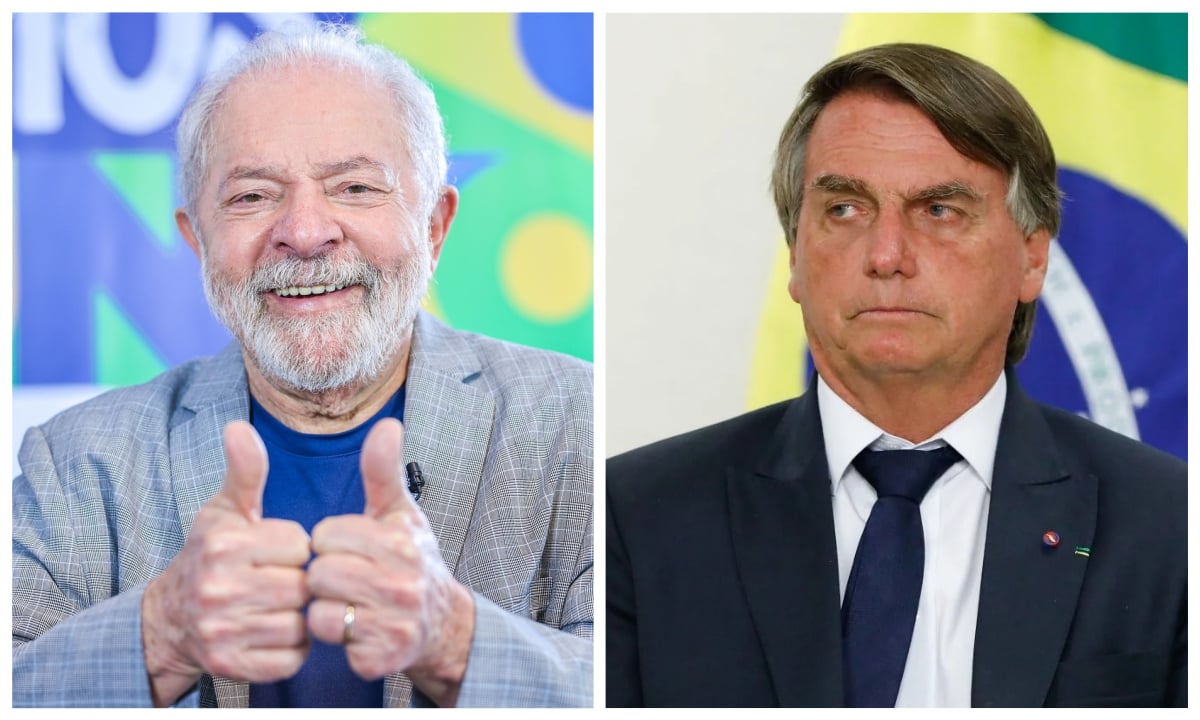 O ex-presidente Lula (PT) e o presidente Jair Bolsonaro (PL). Fotos: Ricardo Stuckert e Alan Santos/PR 