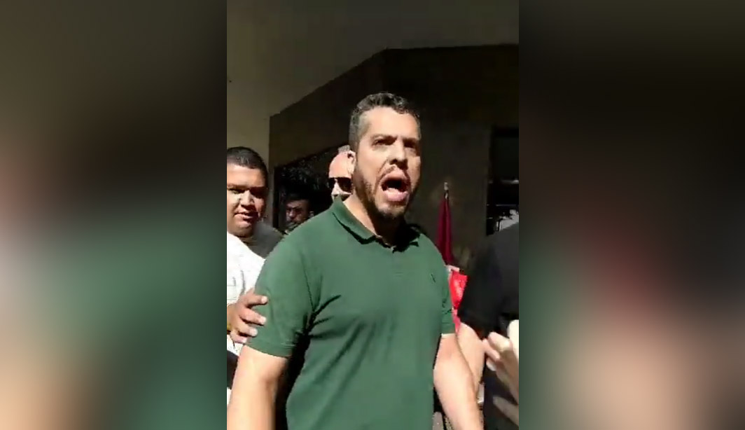 Manifestantes denunciam ação de deputado bolsonarista contra ato de Freixo