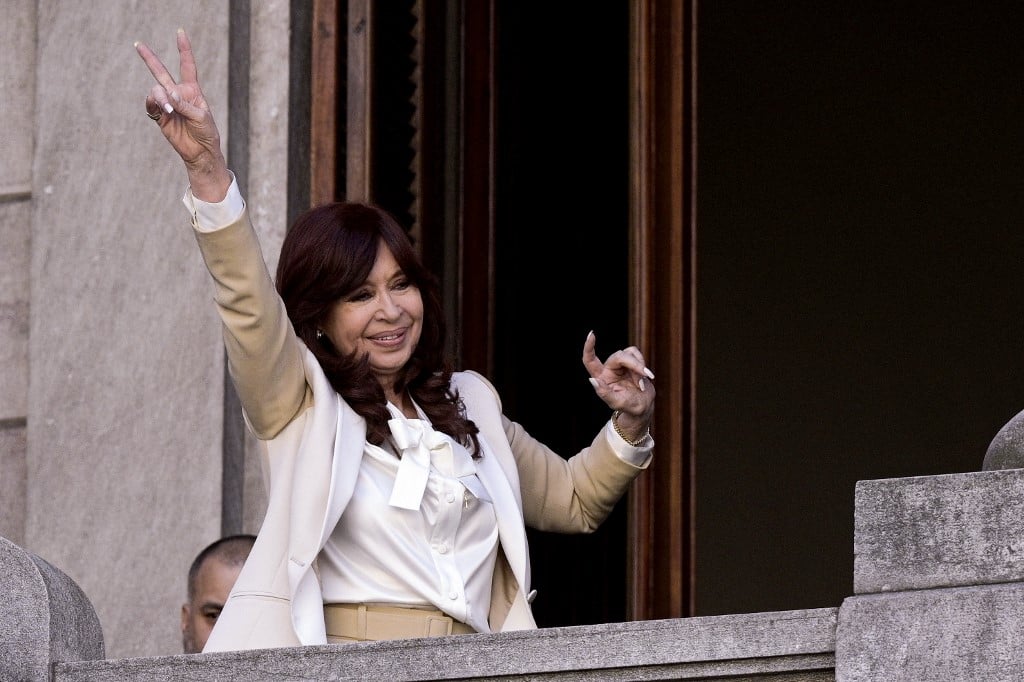 A vice-presidenta da Argentina, Cristina Kirchner. Foto: JUAN MABROMATA/AFP