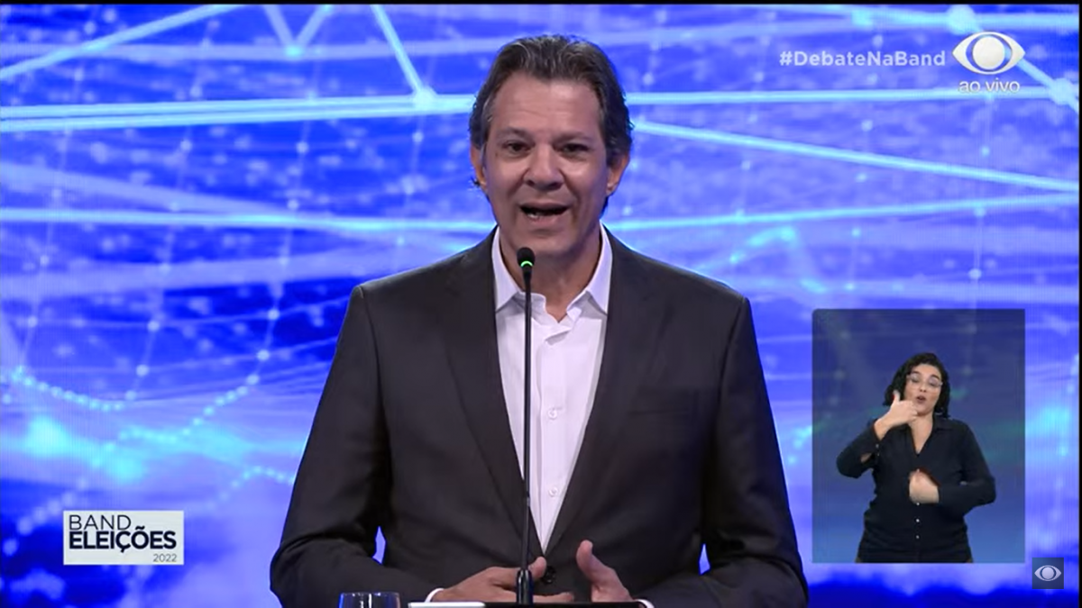 Em debate, Haddad critica Garcia por ‘responsabilidade’ do governador de SP sobre Cracolândia