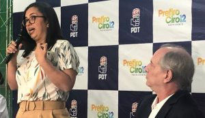 'Estaremos no 2º turno e ganharemos a eleição', diz Ana Paula Matos, vice de Ciro Gomes