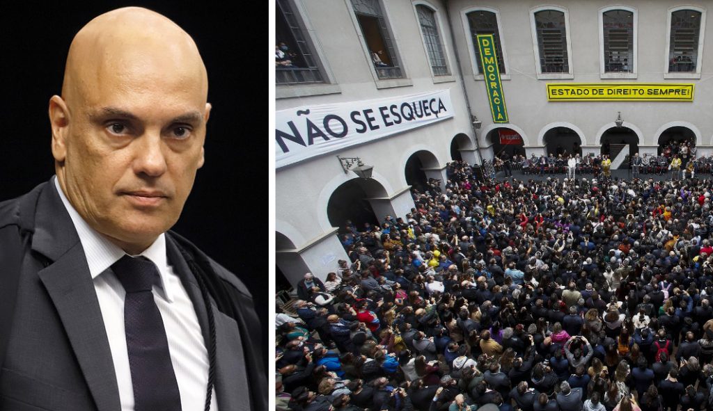 Moraes: Ato na USP reforça o orgulho da democracia e do sistema eleitoral