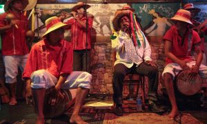 O boi-bumbá da Ilha de Marajó de Mestre Damasceno cai no samba