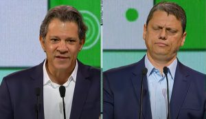Debate: Tarcísio, candidato de Bolsonaro, critica vacinação obrigatória: ‘Vamos promover liberdade’