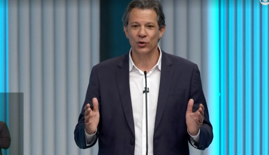 No debate da Globo, Haddad reforça ser contra a privatização da Sabesp