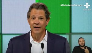 Debate: 'tive a honra de levar a proposta de Alckmin ser vice de Lula', diz Haddad