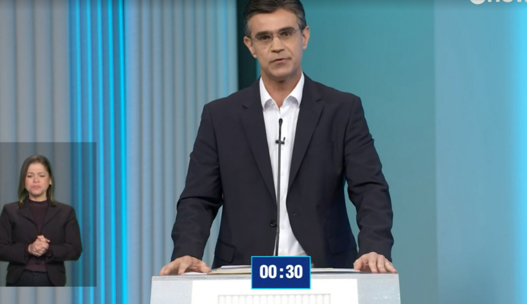 Em debate na Globo, Rodrigo diz que Haddad tem ‘medo’ de enfrentá-lo no 2º turno