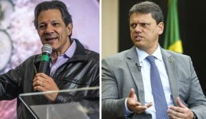 Real Time: Tarcísio tem 50% das intenções de voto em SP contra 39% de Haddad