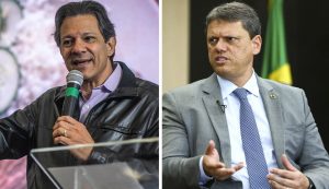 Pesquisa Atlas: Tarcísio tem 11 pontos de vantagem sobre Haddad em SP