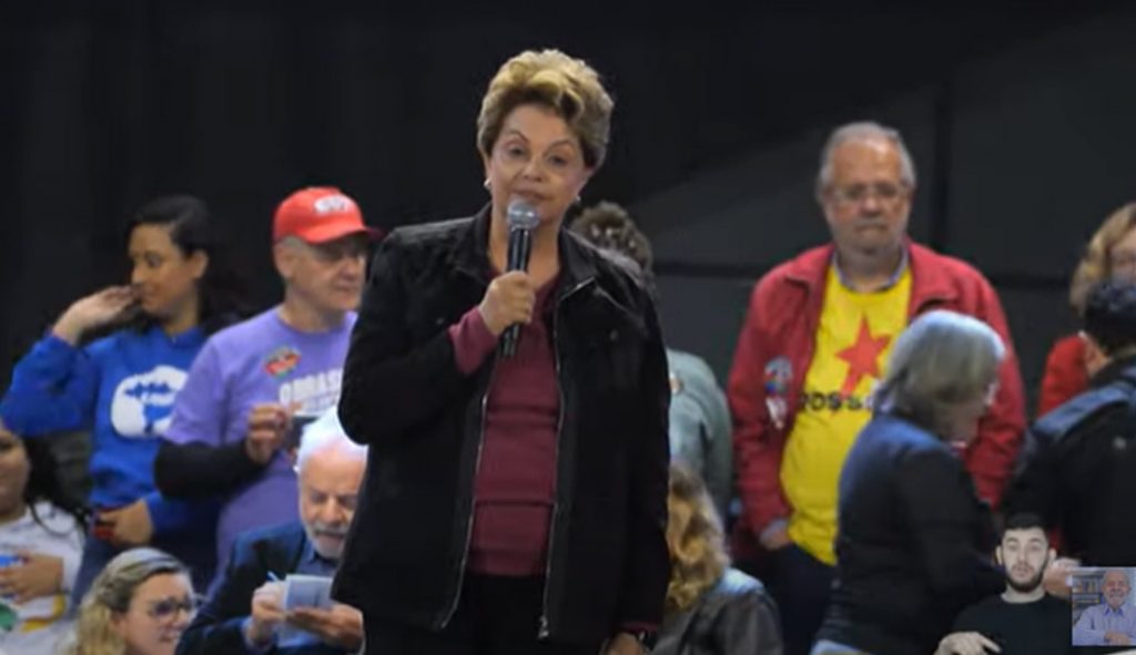 Dilma: ‘Bolsonaro não tem a menor moral para falar de corrupção contra ninguém’
