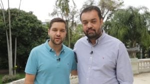 Claudio Castro anuncia Thiago Pampolha como candidato a vice