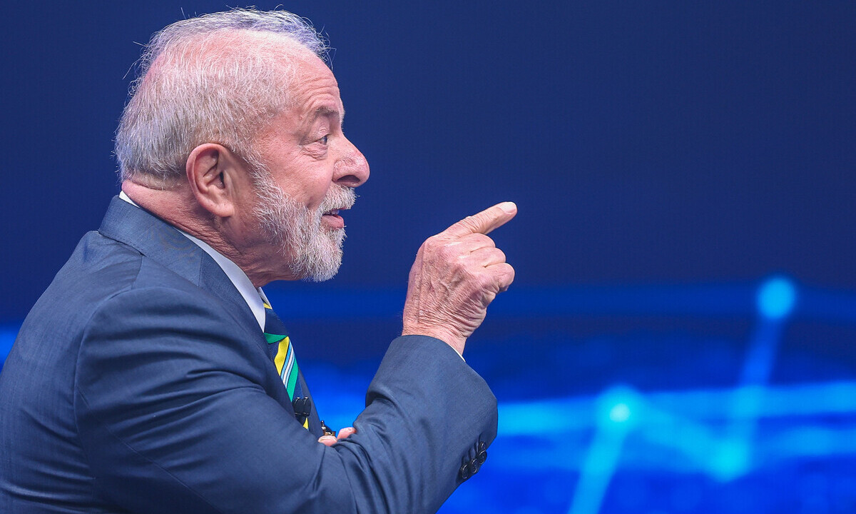 O ex-presidente Luiz In&aacute;cio Lula da Silva (PT), durante debate na Band. Foto: Ricardo Stuckert 