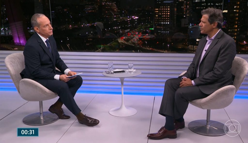 Tarcísio não tem proposta, porque se mudou há seis meses para cá, diz Haddad