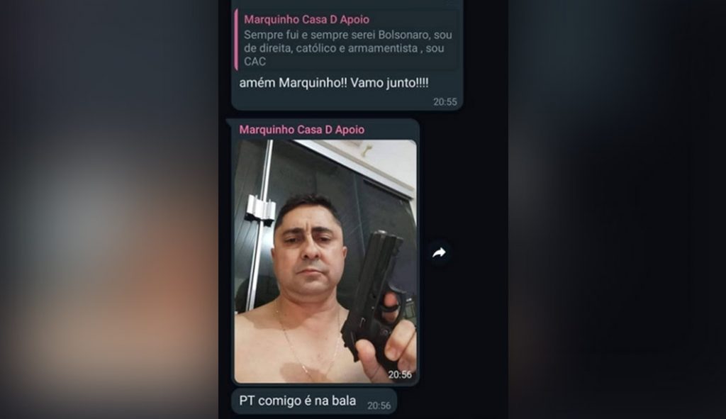 Vereador de pequena cidade de Goiás posta foto com arma: ‘PT comigo é na bala’