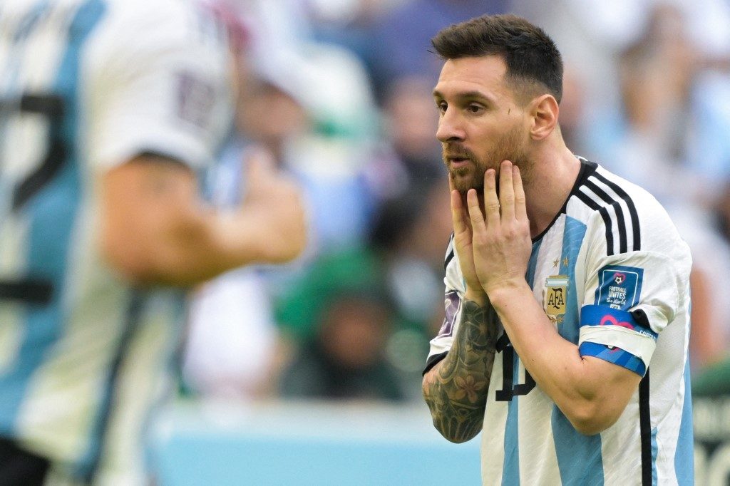 Argentina perde de virada para Arábia Saudita