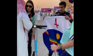 Repórter é hostilizado no Catar após bandeira de Pernambuco ser confundida com símbolo LGBT