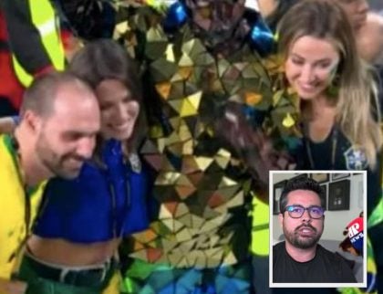 Comentarista da Jovem Pan tenta defender Eduardo, mas acaba desmentindo história do pen drive