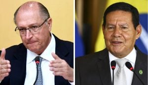 Alckmin e Mourão se encontram no Palácio do Planalto