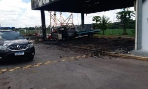 Base de concessionária que administra rodovias é atacada em Lucas do Rio Verde (MT)
