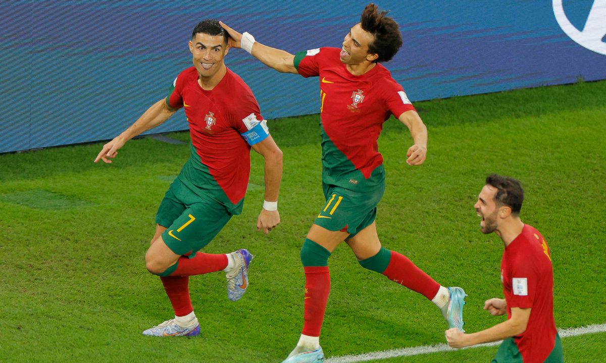 Portugal vence Gana por 3 a 2 em estreia na Copa do Mundo