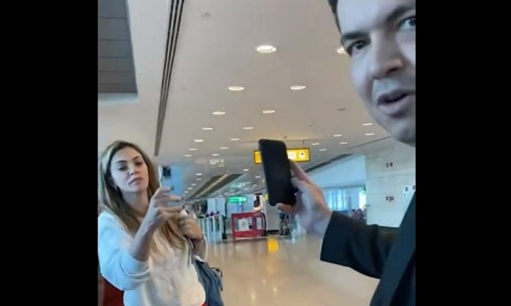 ‘Perdeu, mané’: Randolfe é confrontado por bolsonarista em aeroporto e repete frase de Barroso