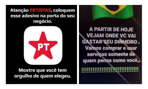 No RS, bolsonaristas sugerem distinguir as casas de quem votou em Lula, mostra site