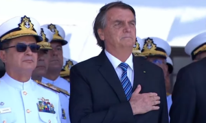 Em cerimônia de formatura da Marinha no Rio, Bolsonaro mantém silêncio em eventos oficiais
