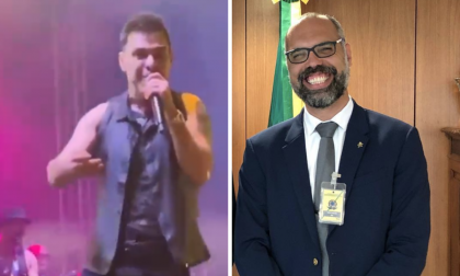 Zezé Di Camargo elogia foragido Allan dos Santos em show em Miami
