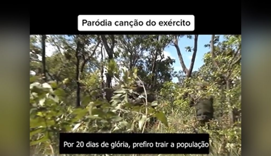 Ex-assessor de Bolsonaro compartilha vídeo com ataques aos militares: ‘Covardes’