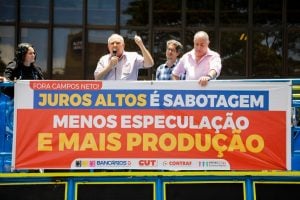 Sindicatos protestam contra Campos Neto e a taxa de juros no País