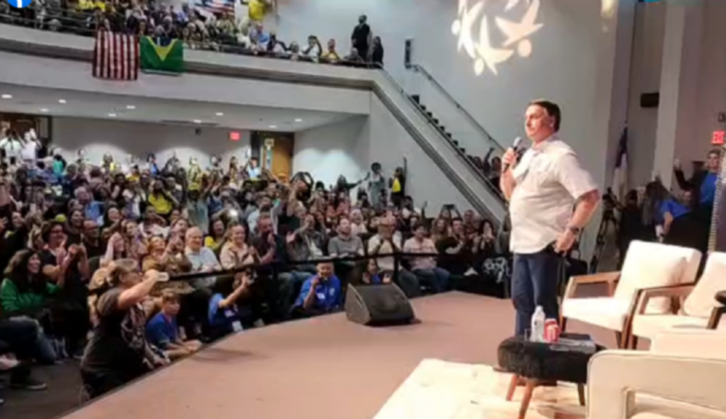 Nos EUA, Bolsonaro diz que direita não tem liderança nacional e que sua ‘missão’ no Brasil ainda não acabou