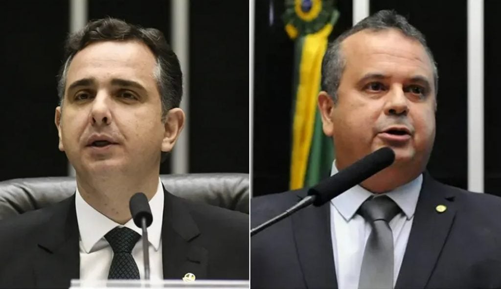 Os discursos de Rodrigo Pacheco e Rogério Marinho minutos antes da eleição no Senado