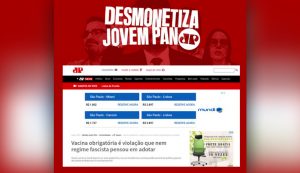 Justiça nega pedido da Jovem Pan para derrubar campanha pela 'desmonetização' da emissora