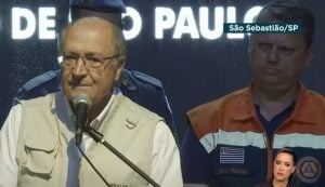 Alckmin defende 'parceria' com Tarcísio na construção de moradias após chuvas em SP