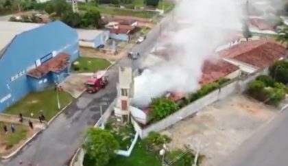 4ª noite de ataques no RN tem incêndios em depósito de medicamentos e em garagem da PM