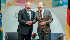 Lula faz nova reunião bilateral com Olaf Scholz, chanceler da Alemanha