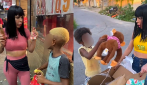 Polícia do Rio investiga caso de mulheres que deram banana e macaco de pelúcia para crianças negras