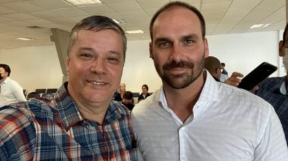 Eduardo Bolsonaro é sócio nos EUA de empresário que apoiou atos golpistas, revela site