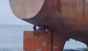 Nigerianos que viajaram 13 dias em leme de navio são resgatados pela PF no ES