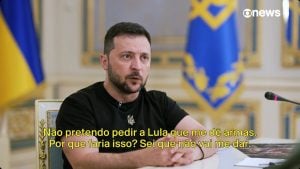 Zelensky pede ajuda de Lula para reunir lideranças na América Latina